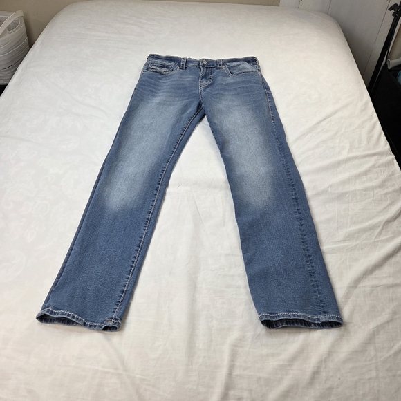 True Religion Men’s Geno Relaxed Slim Jeans Size 32 - Picture 9 of 12